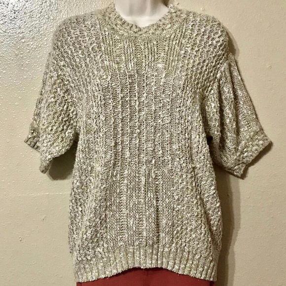 Orvis Sweaters - FINAL PRICE VINTAGE ORVIS - Short Sleeve Sweater